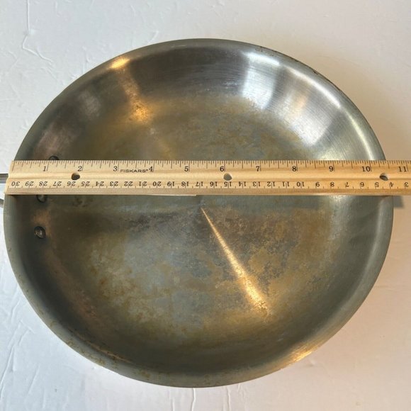 Calphalon 10" Inch Stainless Steel Fry Skillet Pan #1390 Heavy Duty - READ - Picture 6 of 6